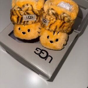 UGG Kids Tiger Slippers - Orange